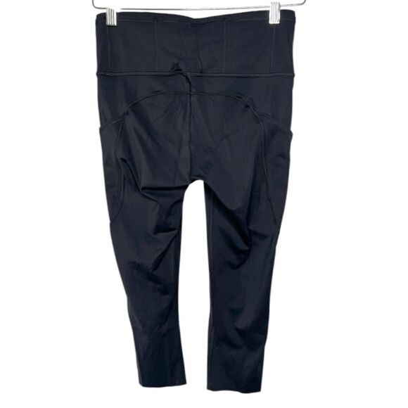 lululemon Womens 6 Fast & Free Nulux Crop Black Leggings - Picture 4 of 6